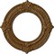 Ekena Millwork Benson Ceiling Medallion (Canopies up to 6 1/8"), 11 1/8"OD x 6 1/8"ID x 5/8"P, Smokey Topaz Crackle CM11BNSTC - alternate 1